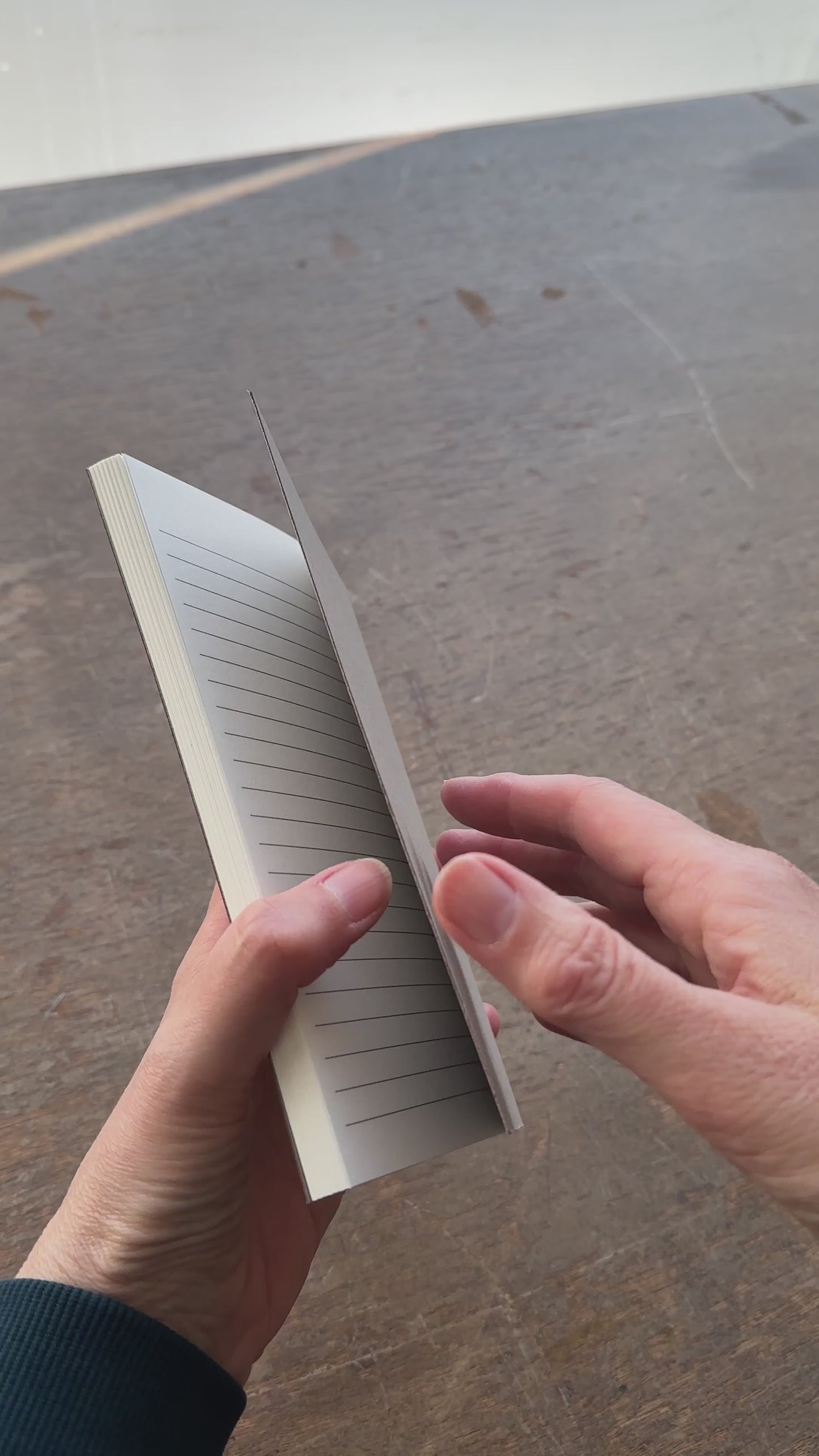 Load and play video in Gallery viewer, Plan A Typography Notebook With Lined Pages
