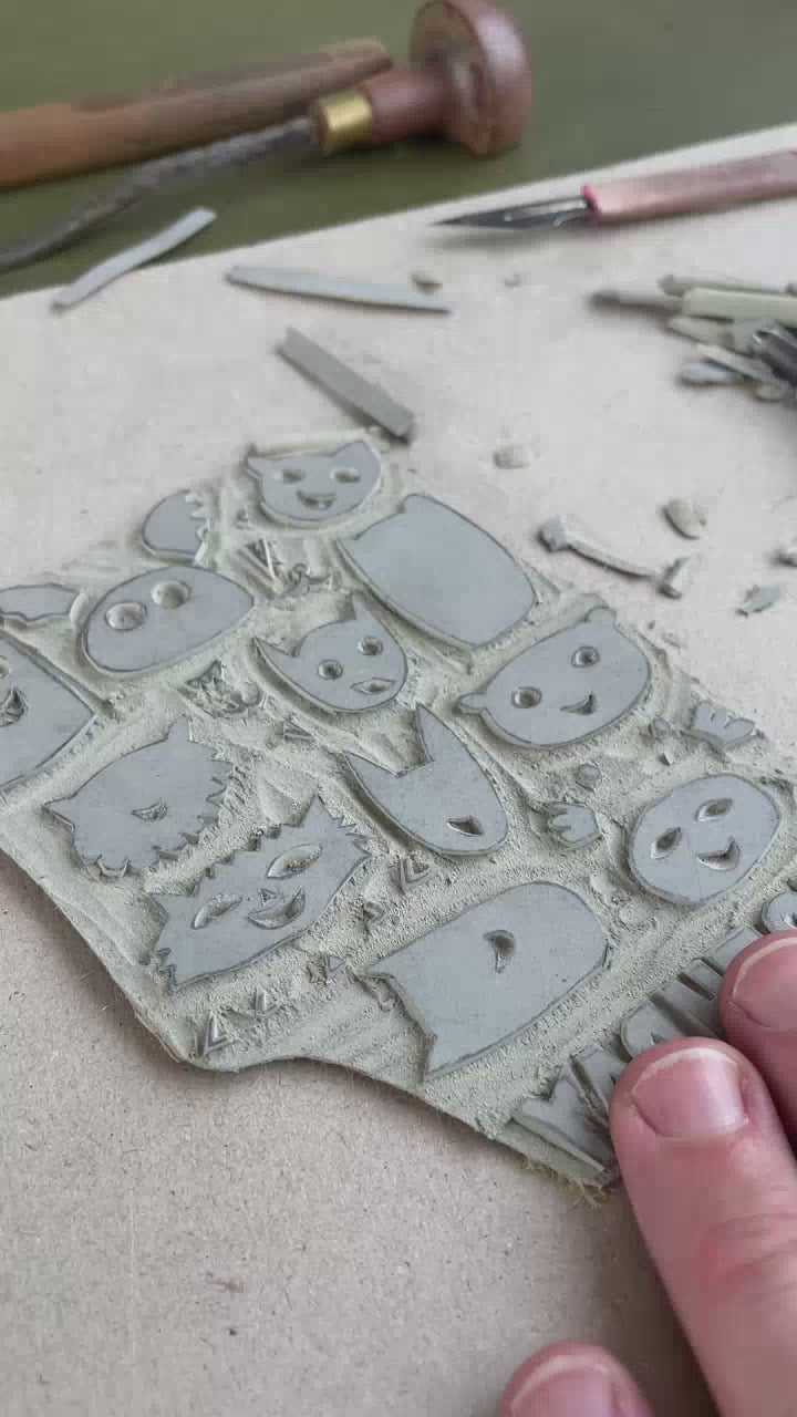 Load and play video in Gallery viewer, Snoozing Cat Birthday Card
