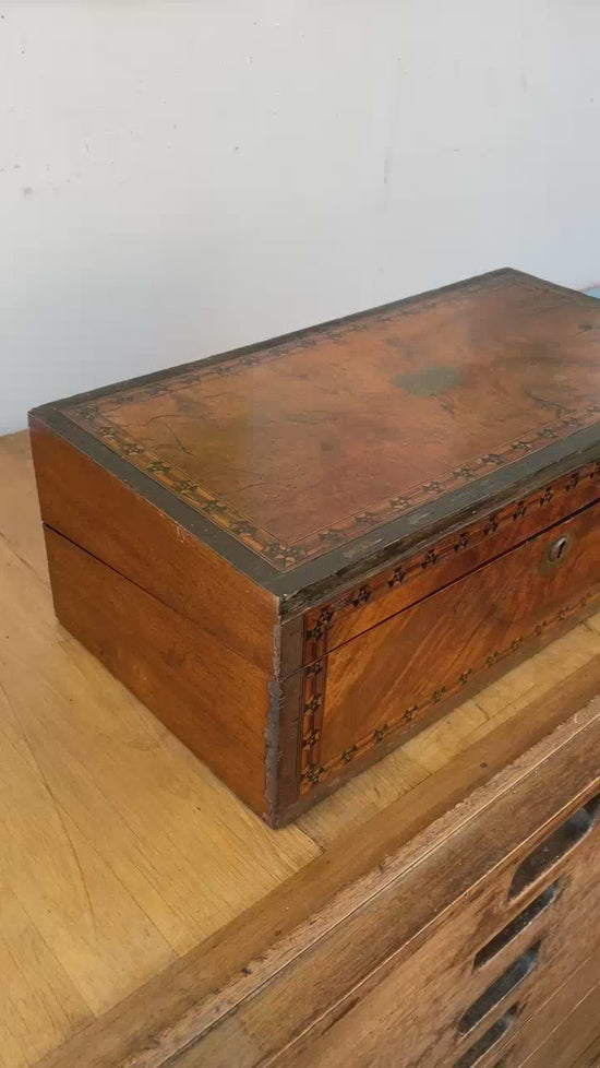 Load and play video in Gallery viewer, Lovely Victorian Writing Slope
