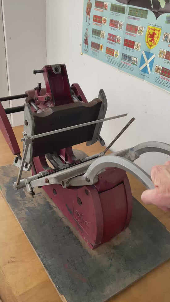 Load and play video in Gallery viewer, 1950’s Adana 5 x 8 Letterpress Printing Press
