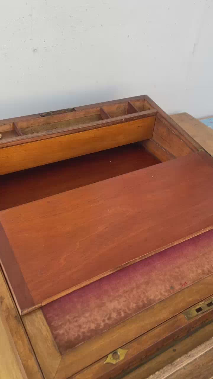 Load and play video in Gallery viewer, Lovely Victorian Writing Slope
