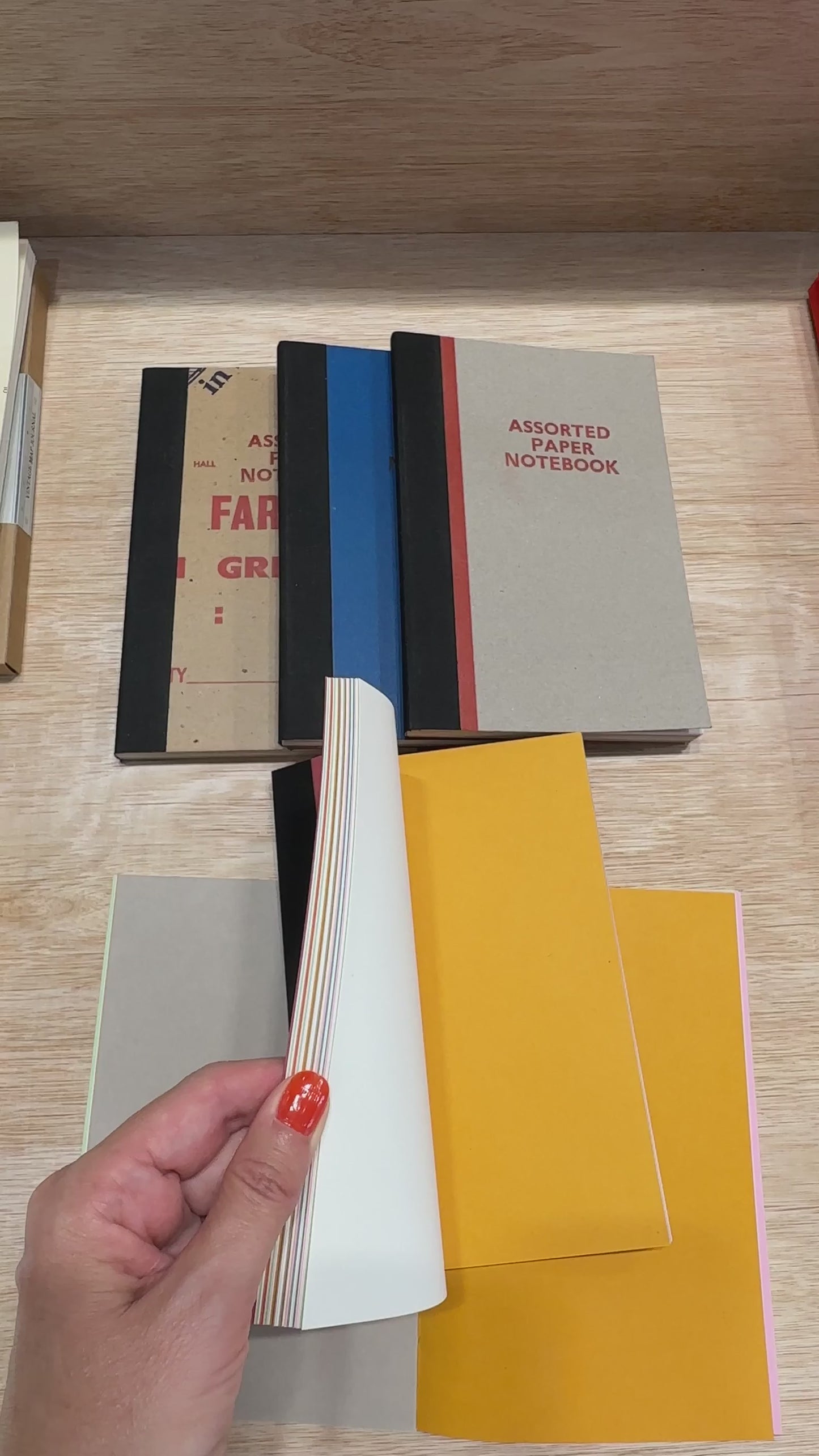 Load and play video in Gallery viewer, Assorted Paper Notebook
