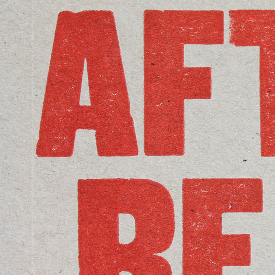 LETTERPRESS Burn After Reading Notebook - Sukie