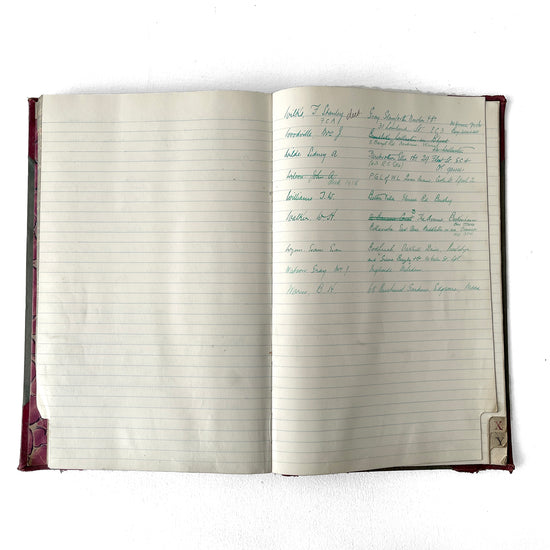 Load image into Gallery viewer, 1930s Address Book Ledger - Sukie
