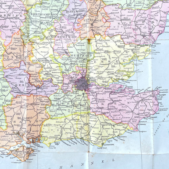 Load image into Gallery viewer, Geographia New Map of England &amp;amp; Wales – Without Cover - Sukie
