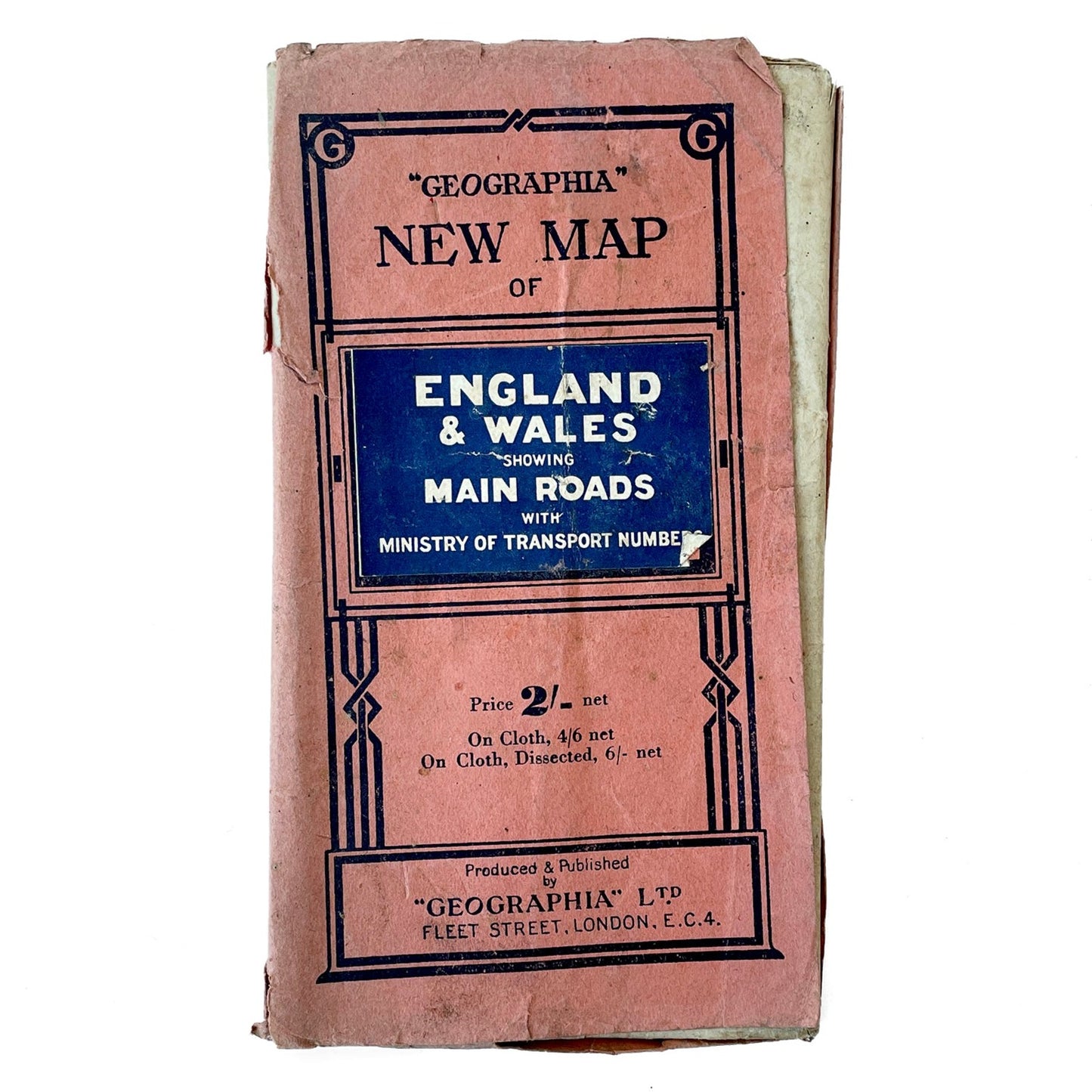 Load image into Gallery viewer, Geographia New Map of England &amp;amp; Wales – With Cover - Sukie
