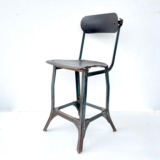 Load image into Gallery viewer, Mid Century ‘Tan-Sad’ Industrial Machinists chair - Sukie
