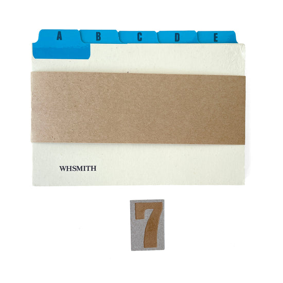 Vintage 6inch x 4inch Index Cards & Dividers - Sukie