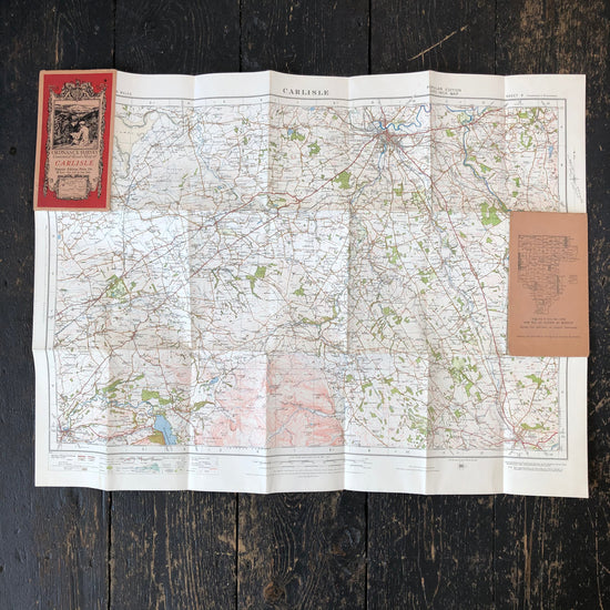 1925 Ordnance Survey Map Of Carlisle - Sukie