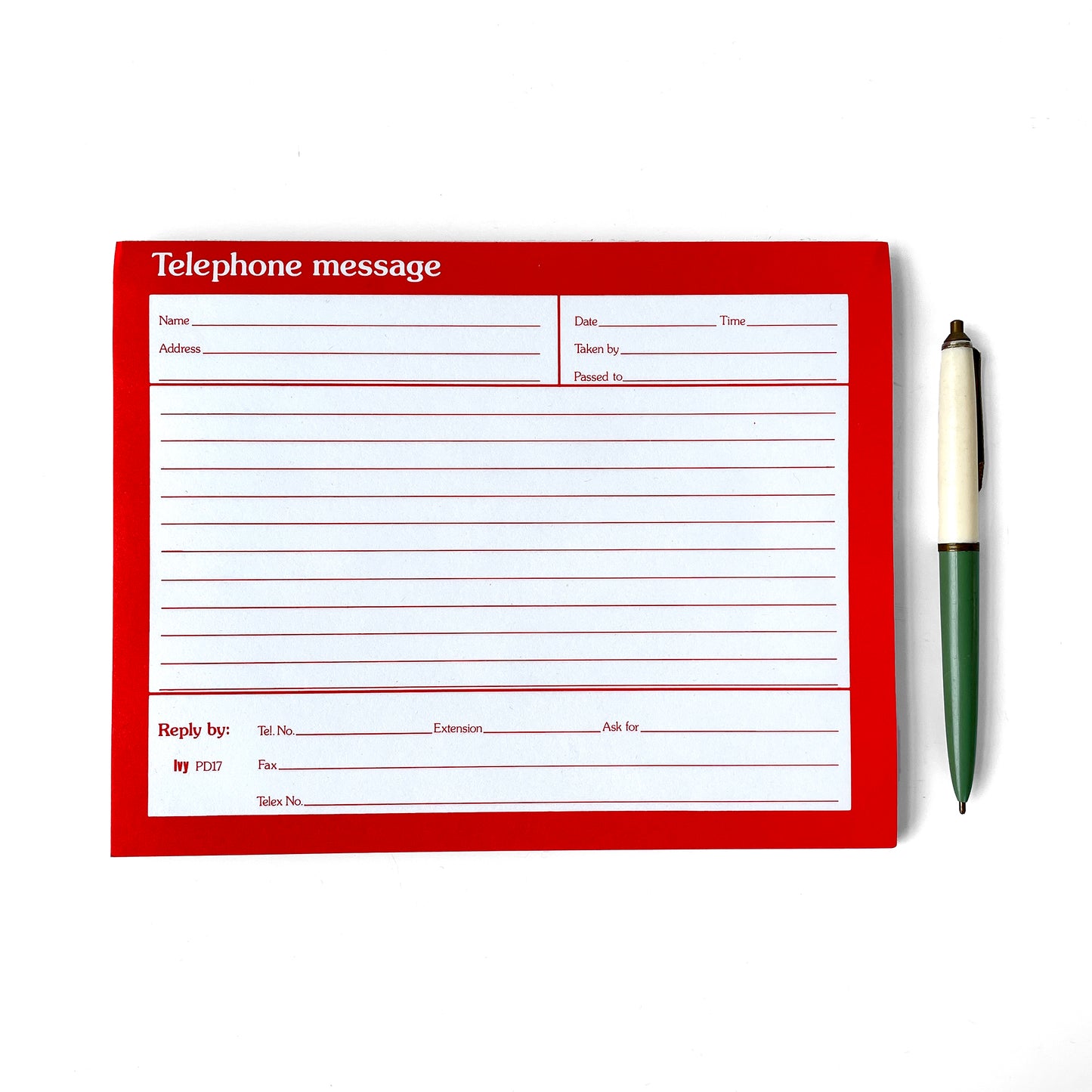 Vintage Telephone Message Pad – Sukie