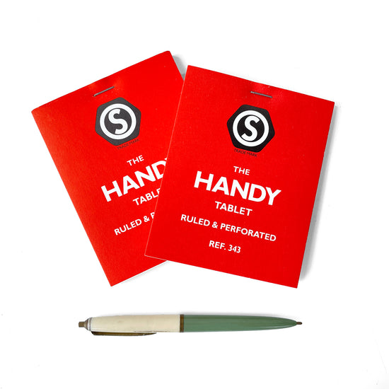 Load image into Gallery viewer, Set of 2 Vintage ‘Handy Tablet’ Lined &amp;amp; Perforated Note Pads - Sukie
