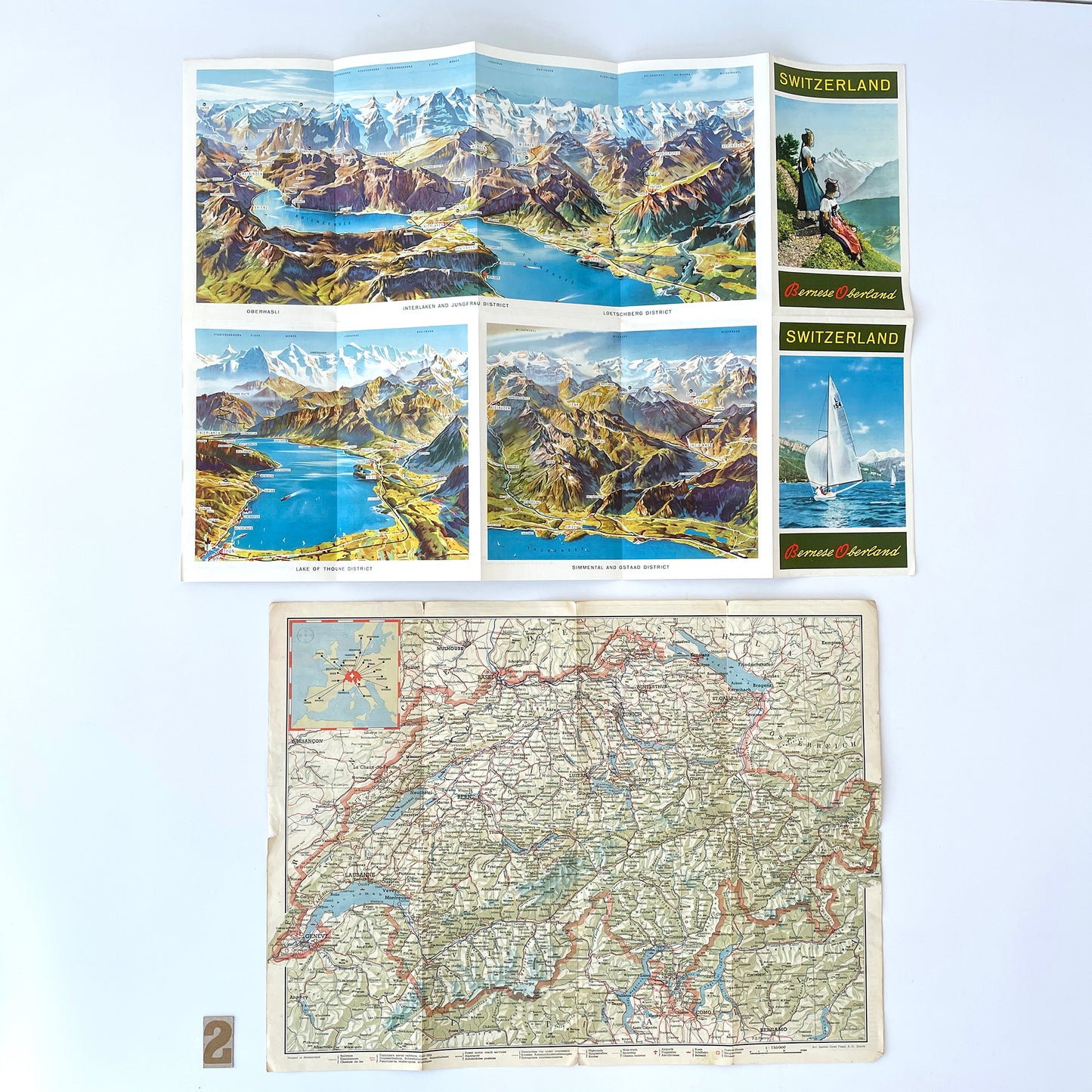 1950/60’s Swiss Travel Ephemera Pack – Option 2 - Sukie
