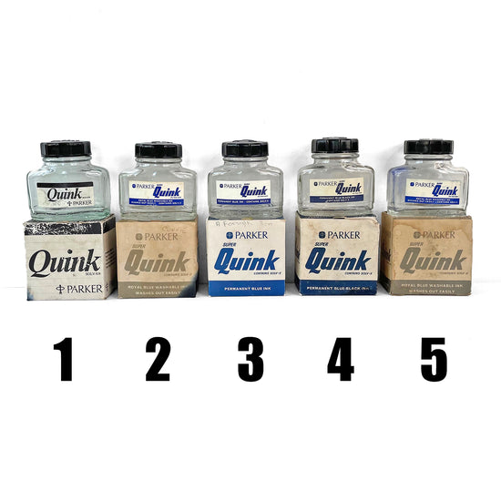 Vintage Parker Glass ‘Quink’ Ink Bottles - Sukie