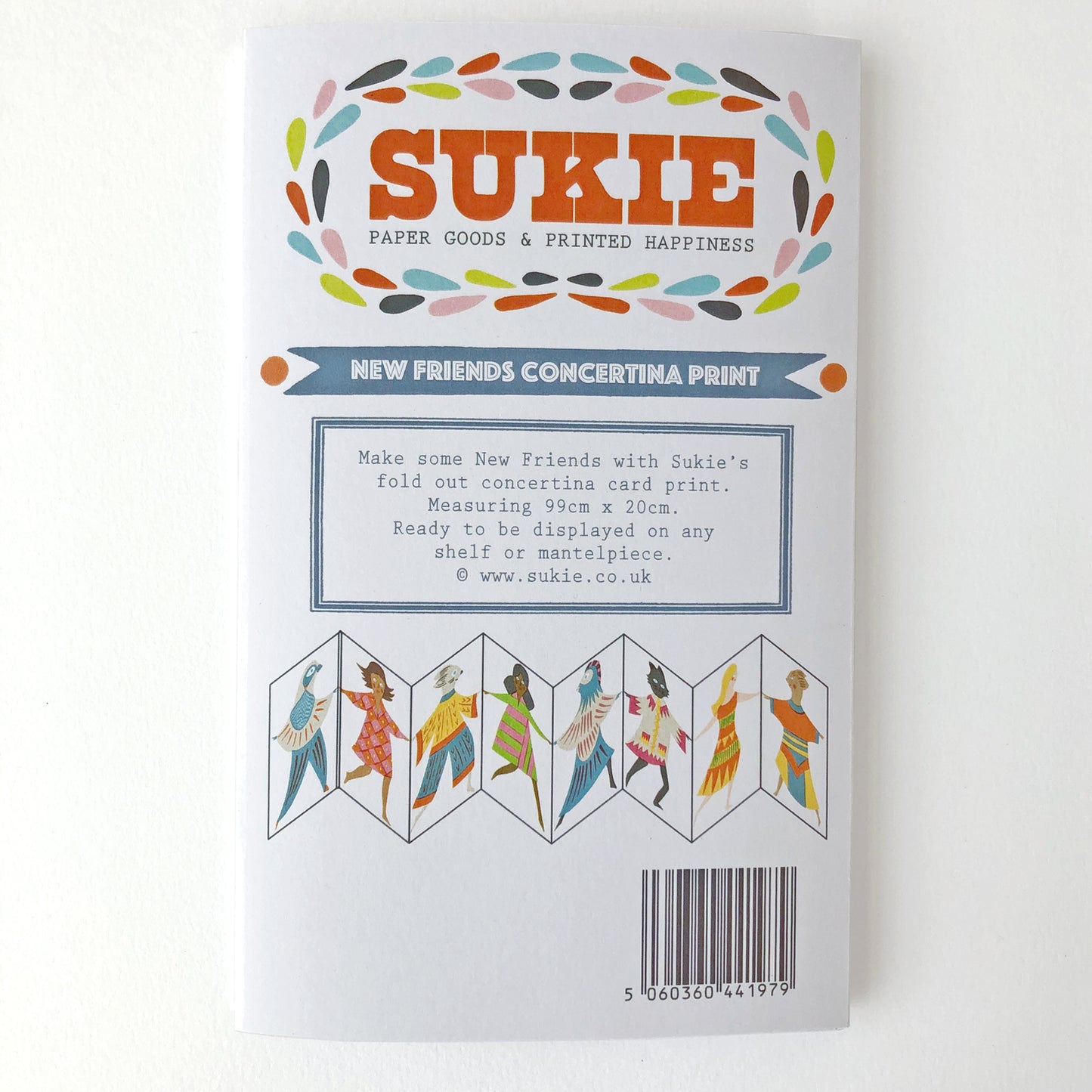 Load image into Gallery viewer, New Friends Concertina Print - Sukie

