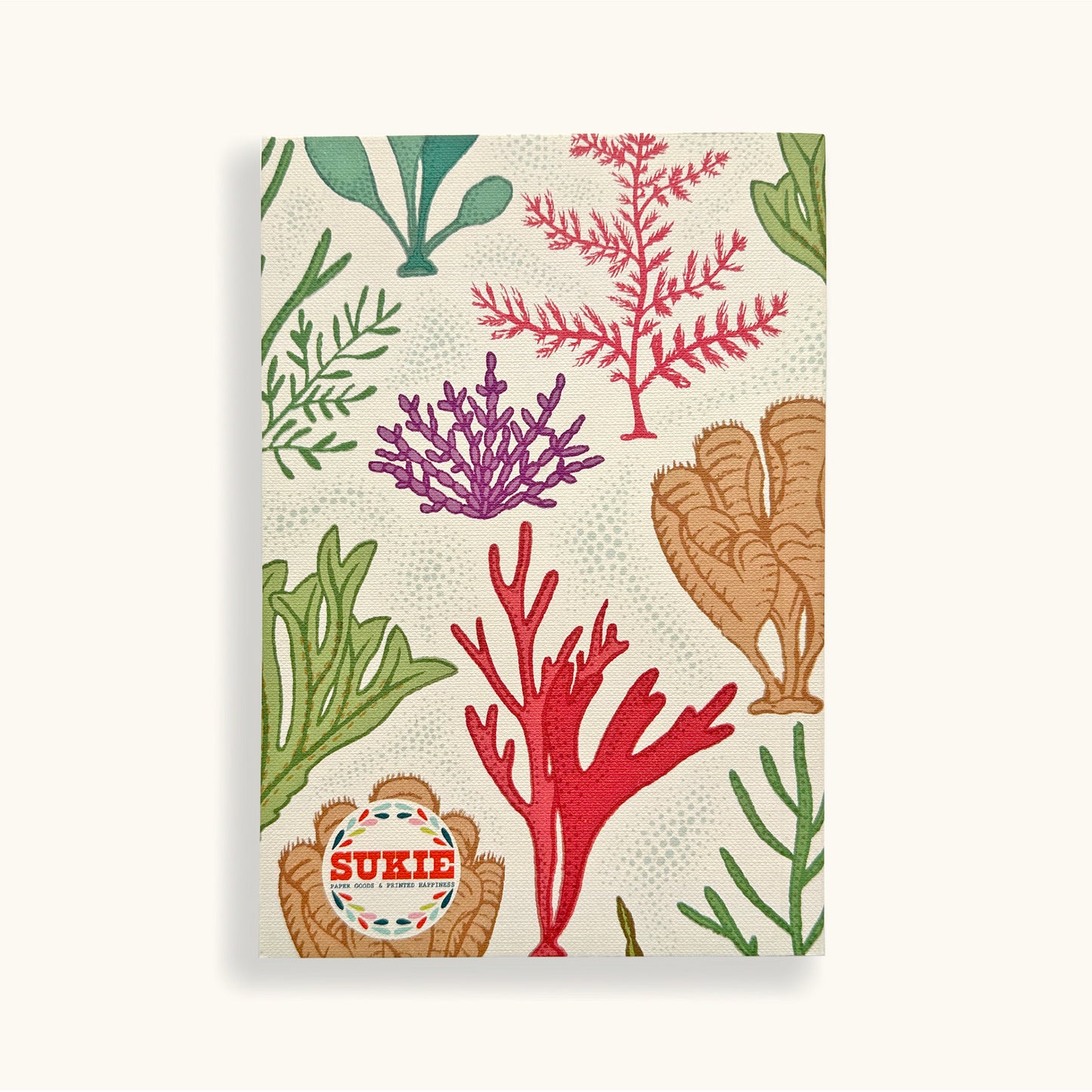 Personalised Notebook With Seaweed Cover - Sukie
