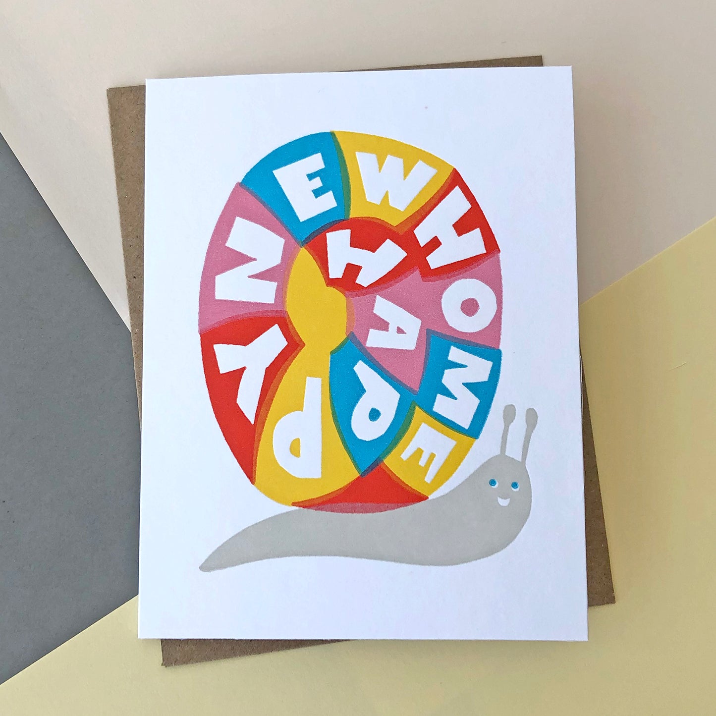 Happy New Home Letterpress Card - Sukie