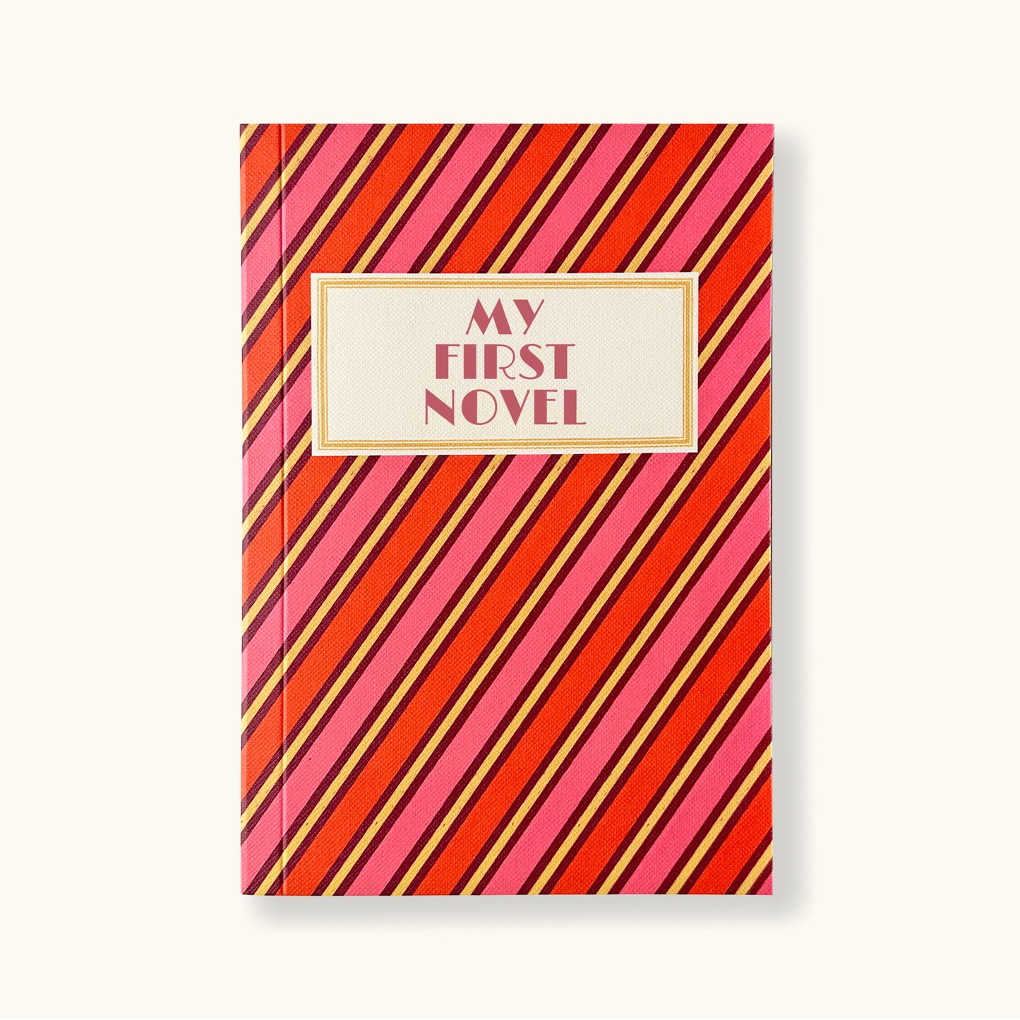 Striped Patterned Notebook - Sukie