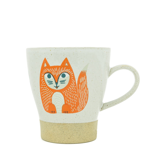 Ceramic Fox Mug - Mrs Fox Paws - Sukie