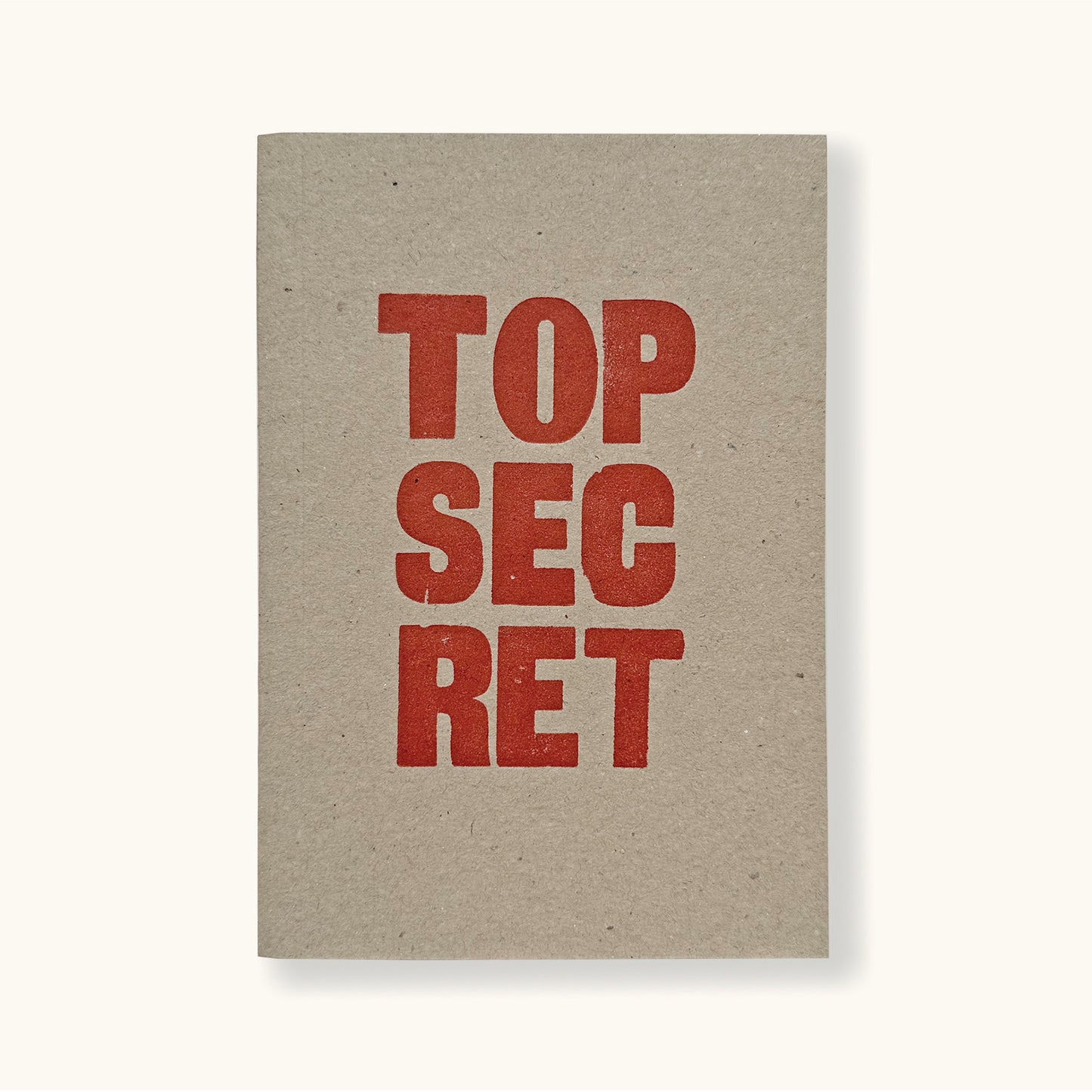 Letterpress Top Secret Notebook - Sukie