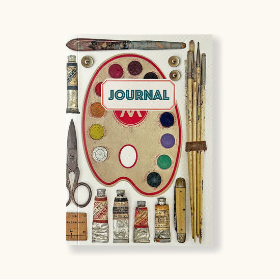 Load image into Gallery viewer, Vintage Artist Style Journal With Assorted Papers - Sukie
