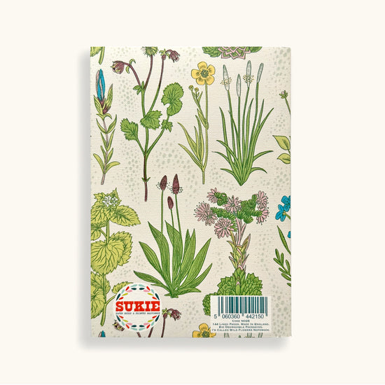 Personalised Notebook With Wild Flowers Cover - Sukie