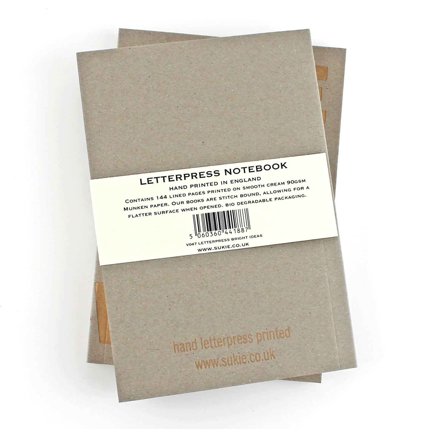 Load image into Gallery viewer, LETTERPRESS &amp;#39;Do Not Open This Book&amp;#39; Notebook - Sukie

